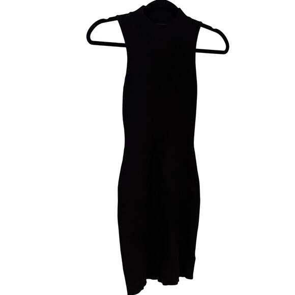 House of Harlow 1960 Black Sleeveless Mock Neck Midi Dress Size XS - Picture 1 of 5